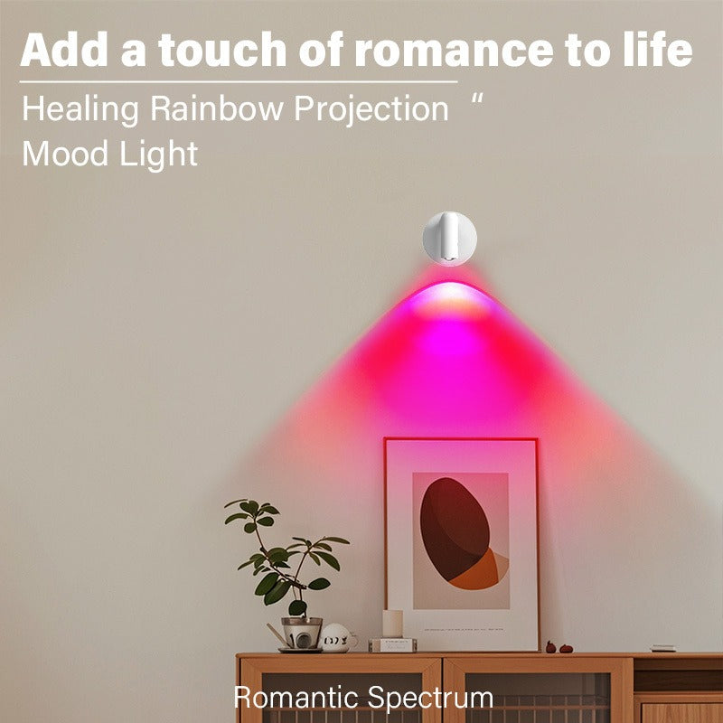 2026-New-Led Home Decorative Wall Light, Bedside Table Reading Lamp, 3 Lighting Modes, Magnetic Mounting Design, Bedroom Decorative Wall Light, Wiring-Free Charging Wall Light, Magnetic Spotlight USB Downlight for Bedroom Wall