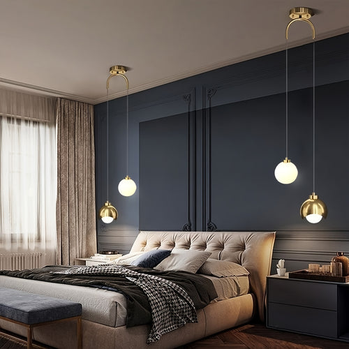 1pc a Two-Light Golden Crystal Chandelier, Featuring a Modern Pendant Design with a Shade